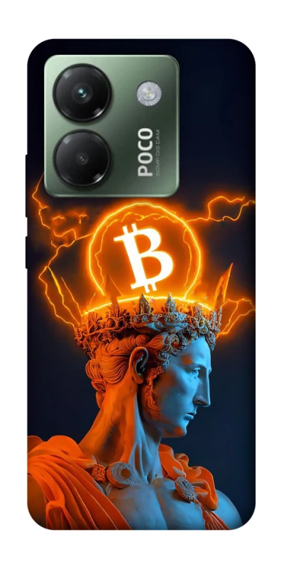 Чохол на Xiaomi Poco M7 pro 5G Bitcoin God фото 1 з 1