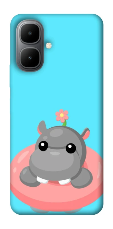 Чехол на Infinix Smart 10 Adopt Me Hippo Floatie фото 1 из 1