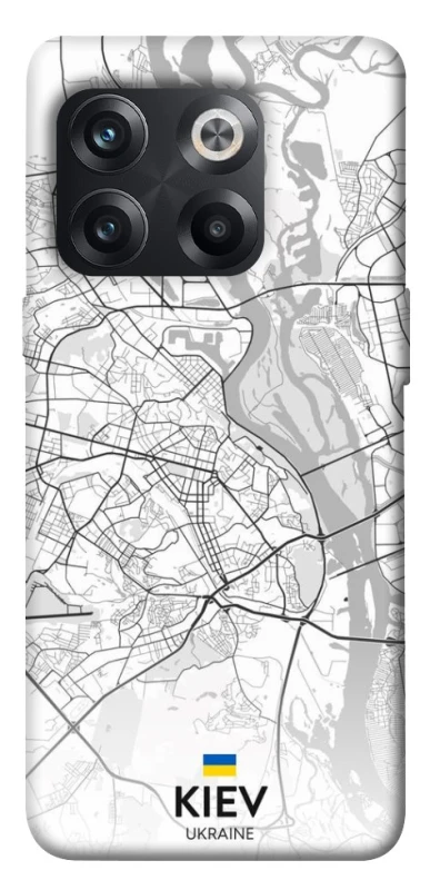 Чехол на OnePlus 10T Kiev white map фото 1 из 1
