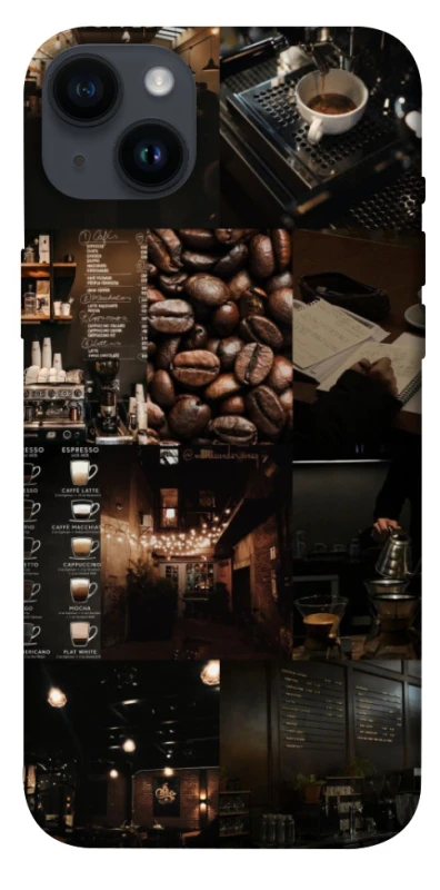 Чохол на Apple iPhone 14 Plus (6.7") Coffee collage ver.1 фото 1 з 1