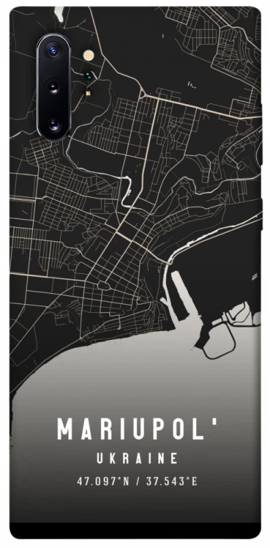 Чохол на Samsung Galaxy Note 10 Plus Mariupol map фото 1 з 1