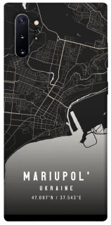 Чохол на Samsung Galaxy Note 10 Plus Mariupol map фото 1 з 1