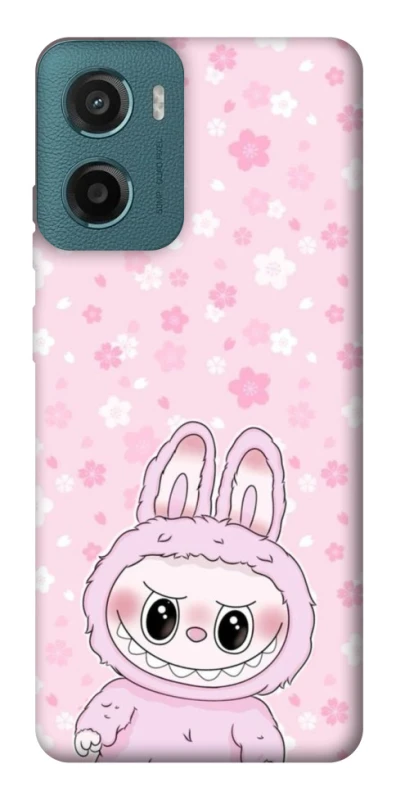 Чехол на Motorola Moto G06 Pink Labubu фото 1 из 1