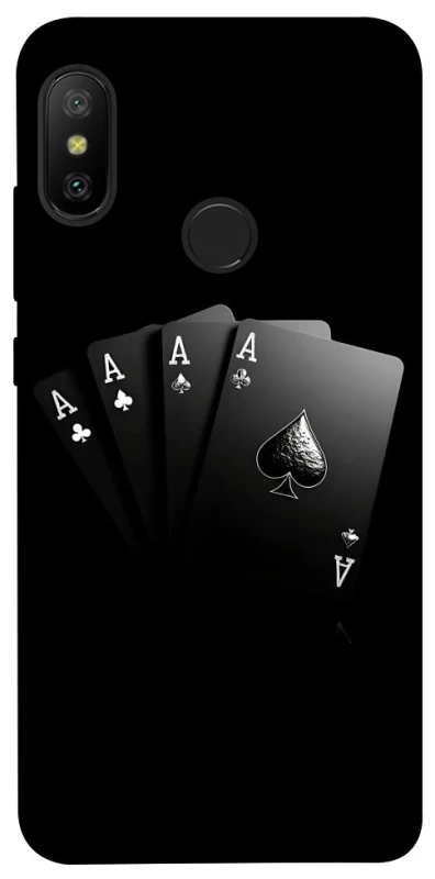 Чохол на Xiaomi Mi A2 Lite / Xiaomi Redmi 6 Pro Black Cards фото 1 з 1