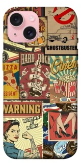 Чохол на Apple iPhone 15 (6.1") Retro collage ver.2 фото 1 з 1