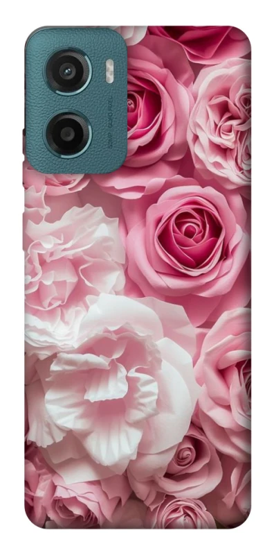 Чохол на Motorola Moto G06 Рожеві Квіти фото 1 з 1