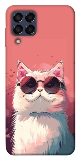 Чохол на Samsung Galaxy M33 5G Сat with glasses фото 1 з 1