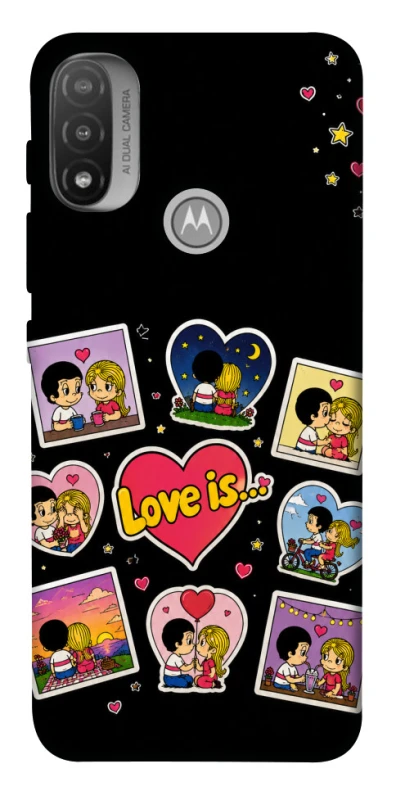 Чохол на Motorola Moto E20 Love is ver.2 фото 1 з 1