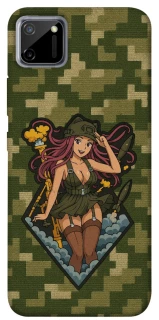 Чохол на Realme C11 Military Waifu фото 1 з 1