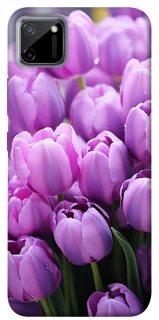 Чохол на Realme C11 Фіолетові тюльпани фото 1 з 1