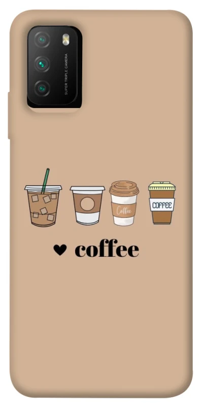 Чохол на Xiaomi Poco M3 Your coffee фото 1 з 1