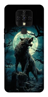 Чохол на TECNO Camon 16 SE Вовк під місяцем фото 1 з 1