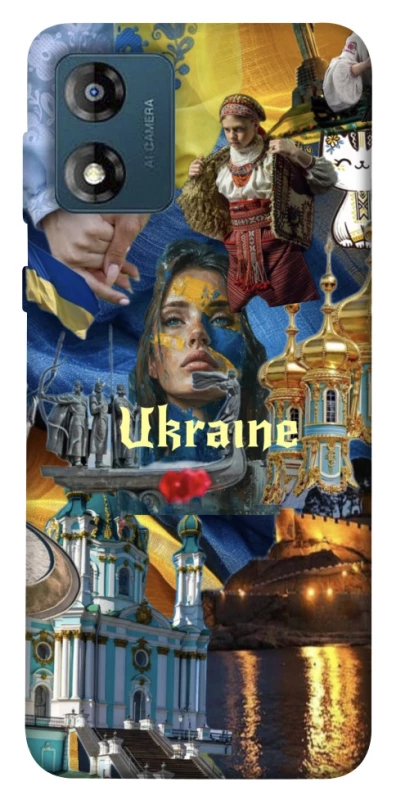 Чохол на Motorola Moto E13 Ukraine style ver.3 фото 1 з 1