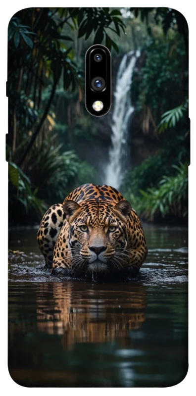 Чохол на OnePlus 7 Leopard in water фото 1 з 1