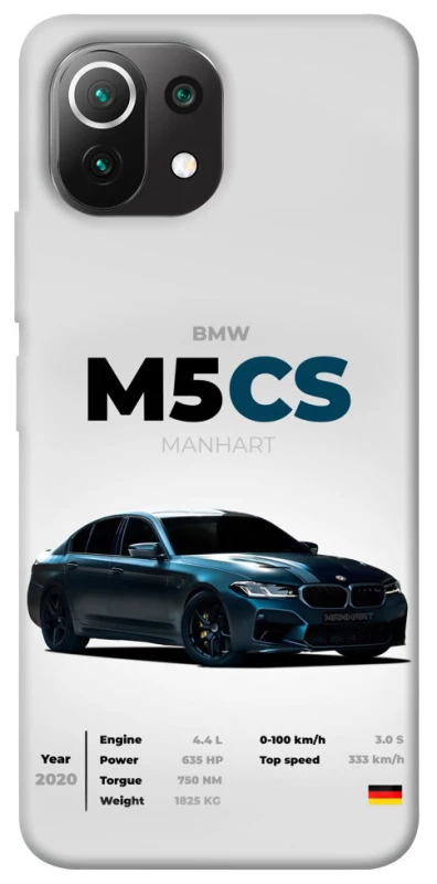 Чехол на Xiaomi Mi 11 Lite BMW M5 CS фото 1 из 1