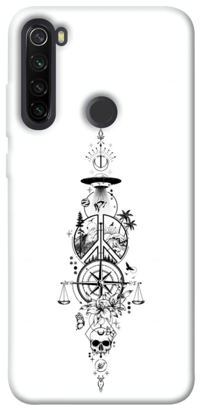 Чехол на Xiaomi Redmi Note 8T Tattoo ver.7 фото 1 из 1