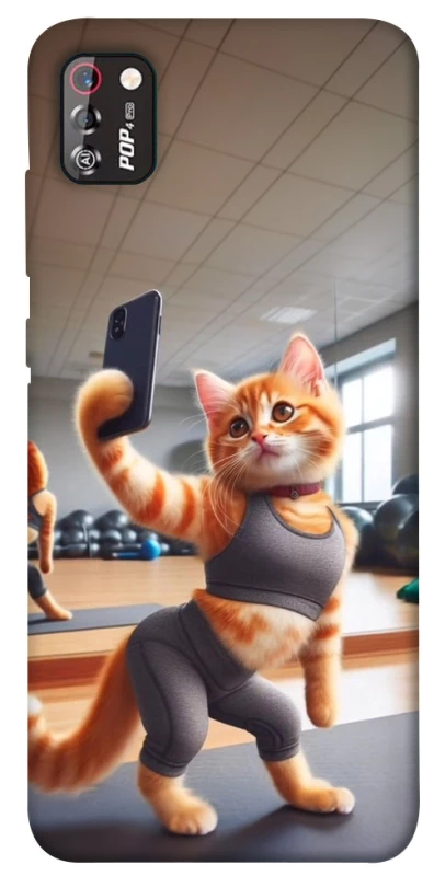 Чехол на TECNO POP 4 Pro Кошечка фото 1 из 1