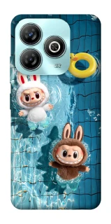 Чохол на ZTE Blade A75 4G Labubu in the pool фото 1 з 1