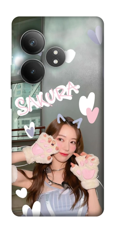 Чохол на Realme GT Neo 6 SE Sakura - LE SSERAFIM фото 1 з 1