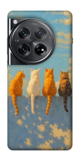 Чехол на OnePlus 12 cats on wall фото 1 из 1