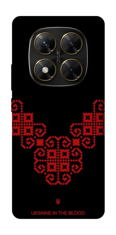 Чохол на Xiaomi Poco X7 Чорно-червона вишиванка фото 1 з 1