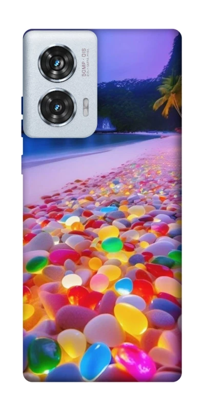 Чохол на Motorola Edge 50 Fusion Каміння світиться на березі фото 1 з 1
