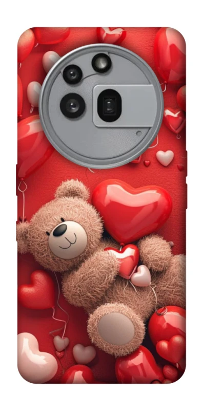 Чохол на Nothing Phone (3a) Pro bear in hearts фото 1 з 1