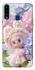 Чохол на Samsung Galaxy A20s Labubu & Flowers ver.1 фото 1 з 1