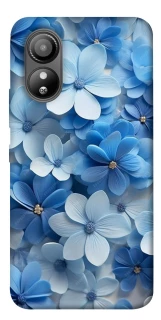 Чехол на ZTE Blade L220 Синие цветы фото 1 из 1