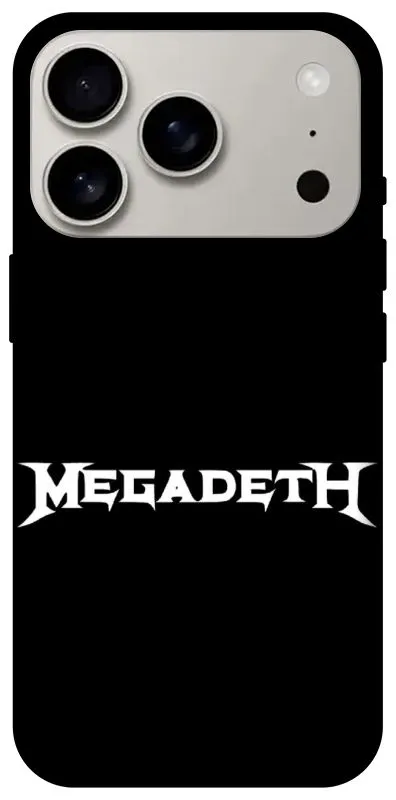 Чехол на Apple iPhone 18 Pro Megadeth logo фото 1 из 2