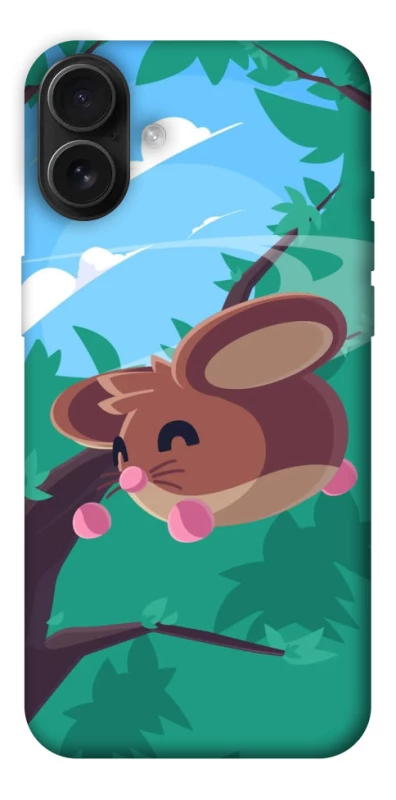 Чехол на Apple iPhone 16 Plus Adopt Me Forest Mouse Jump фото 1 из 1