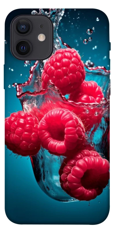 Чохол на Apple iPhone 12 (6.1") Малинка у воді фото 1 з 1