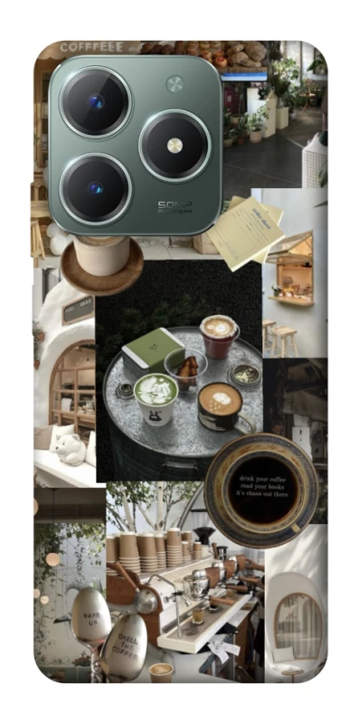 Чохол на Realme C61 Coffee collage ver.4 фото 1 з 1