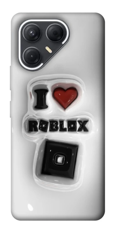 Чехол на TECNO Pova 7 I love Roblox фото 1 из 1