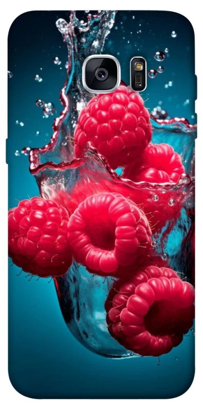 Чохол на Samsung G935F Galaxy S7 Edge Малинка у воді фото 1 з 1