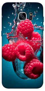 Чехол на Samsung G935F Galaxy S7 Edge Малинка в воде фото 1 из 1