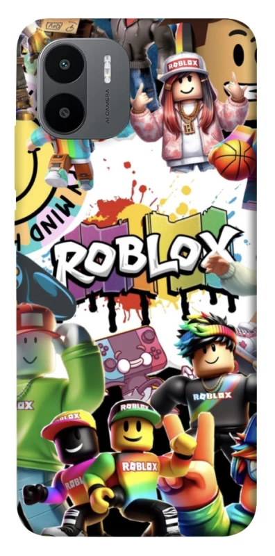 Чохол на Xiaomi Redmi A1+ / Poco C50 / A2+ Roblox Characters Collage фото 1 з 1