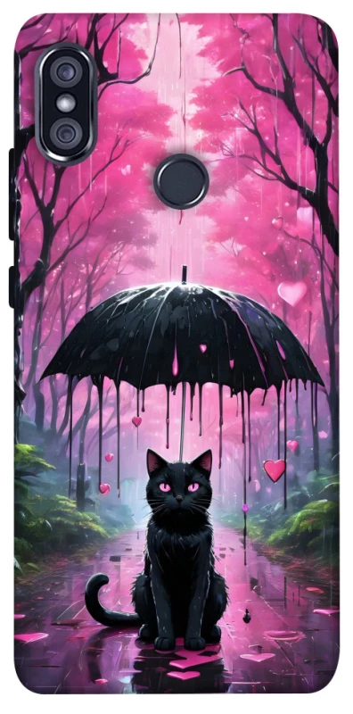 Чохол на Xiaomi Redmi Note 5 Pro / Note 5 (AI Dual Camera) Black cat фото 1 з 1