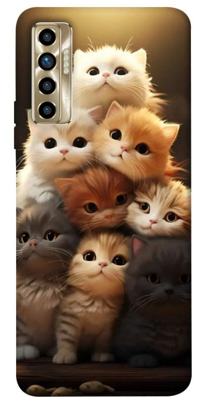 Чехол на TECNO Camon 17P Чехол Kittie Love v2 фото 1 из 1