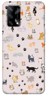 Чохол на Oppo A74 4G Cat style ver.1 фото 1 з 1