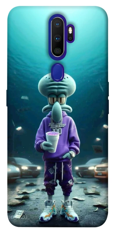 Чохол на Oppo A5 (2020) / Oppo A9 (2020) Сквідвард фото 1 з 1