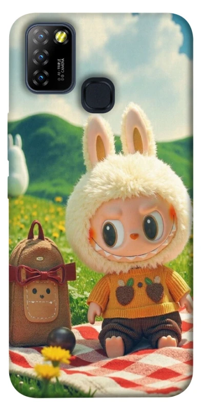 Чохол на Infinix Hot 10 Lite Labubu Smile Edition фото 1 з 1