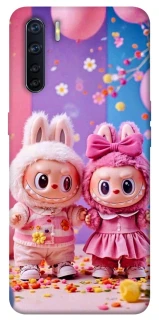 Чехол на Oppo A91 Labubu twins ver.2 фото 1 из 1