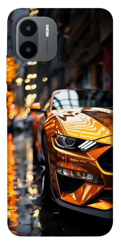 Чехол на Xiaomi Redmi A1 / A2 Golden sports car фото 1 из 1