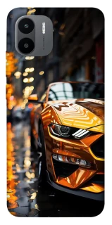 Чохол на Xiaomi Redmi A1+ / Poco C50 / A2+ Golden sports car фото 1 з 1