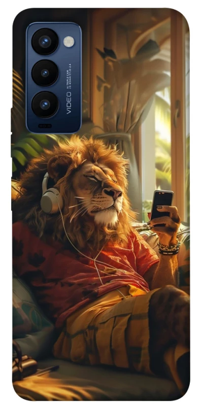 Чехол на TECNO Camon 18 Лев v2 фото 1 из 1