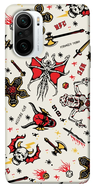 Чохол на Xiaomi Redmi K40 / K40 Pro / K40 Pro+ / Poco F3 Stranger Things ver.2 фото 1 з 1