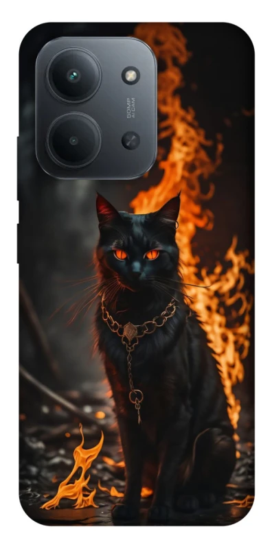Чохол на Xiaomi Redmi 15C (EU) Вогняний кіт фото 1 з 1