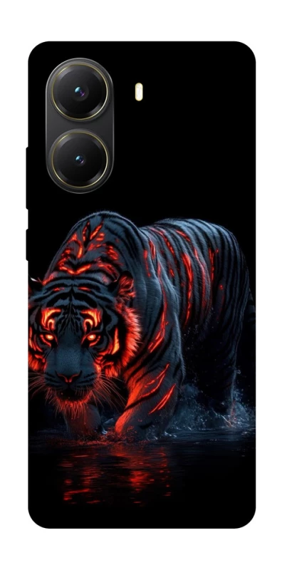 Чехол на Xiaomi Poco X7 Pro fire tiger фото 1 из 1