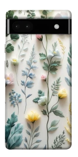 Чехол на Google Pixel 6a Floral design ver.4 фото 1 из 1